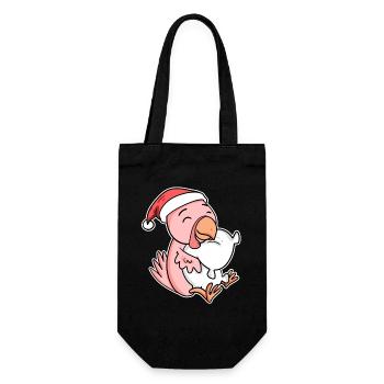 Poulet Noël Sommeil Sommeil Sommeil Sommeil - Sac à bouteille - noir - Devant