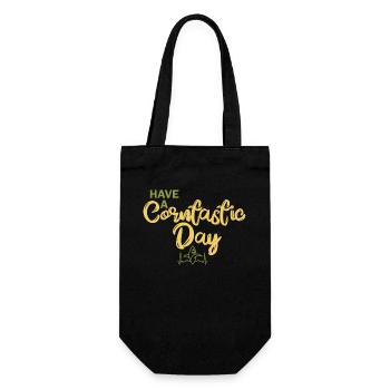 Have a corntastic day - Gift Bag for Bottles - black - Front