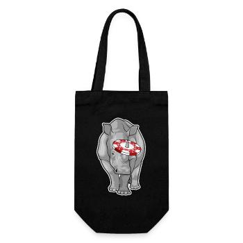 Rhino Poker Poker Chips - Gift Bag for Bottles - black - Front
