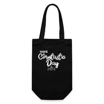 Have a corntastic day - Gift Bag for Bottles - black - Front