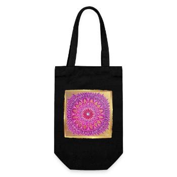 BlumenMandala HerzEnergie - Sonja Ariel von Staden - Gift Bag for Bottles - black - Front