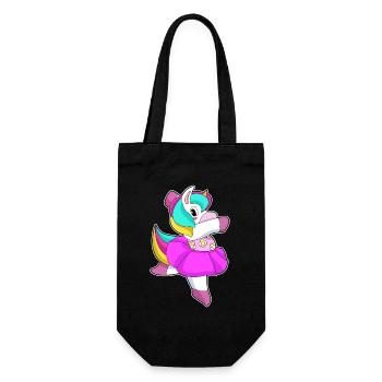 Unicorn Ballerina Ballet Dance - Gift Bag for Bottles - black - Front
