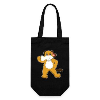Os de chien - Sac à bouteille - noir - Devant