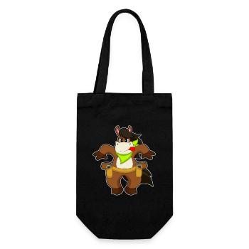 Cheval Cowboy Pistolet - Sac à bouteille - noir - Devant