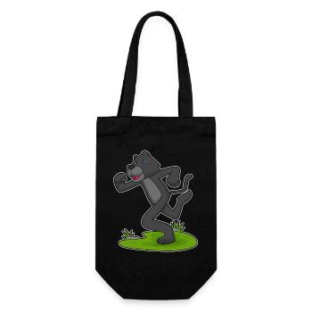 Schwarzer Panther Jogger Joggen Sport - Gift Bag for Bottles - black - Front