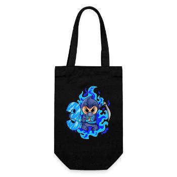 3rd birthday boy 3 years old ninja - Gift Bag for Bottles - black - Front