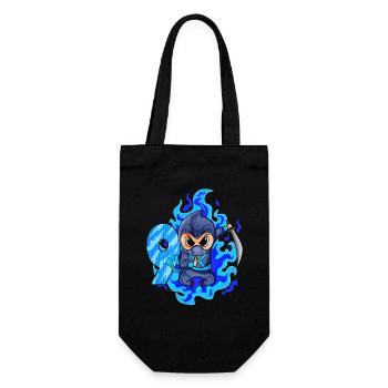 9. Geburtstag Junge 9 Jahre alt Ninja - Geschenkbeutel für Flaschen - Schwarz - Vorne