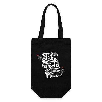 Cuire le monde mieux - Baking Lovers - Sac à bouteille - noir - Devant
