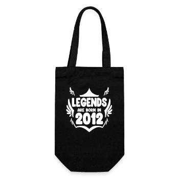 2012 - Class of 2012 - Gift Bag for Bottles - black - Front