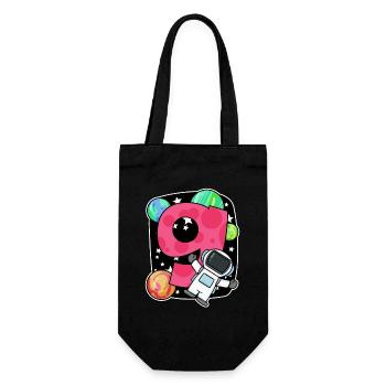 9e anniversaire 9 ans jeune astronaute de l’espace - Sac à bouteille - noir - Devant
