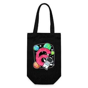 6e anniversaire 6 ans Young Astronaut Universe - Sac à bouteille - noir - Devant