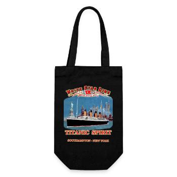 TITANIC SPIRIT Kreation Louis RUNEMBERG © Adagp - Geschenkbeutel für Flaschen - Schwarz - Vorne