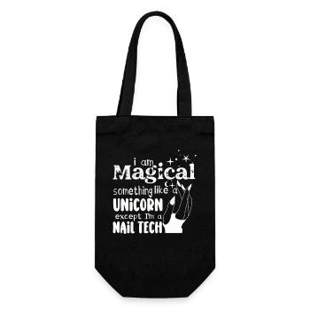 Je suis un peu une technicienne ongulaire magique - Sac à bouteille - noir - Devant