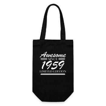 1959 - Jahrgang 1959 - Fantastisch seit 1959 - Geschenkbeutel für Flaschen - Schwarz - Vorne
