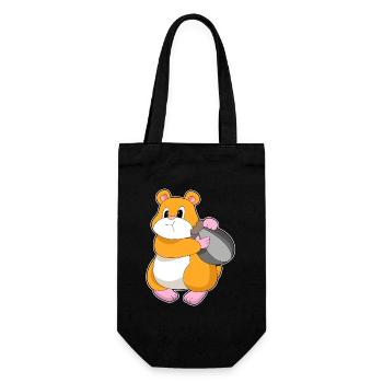 Hamster Samen - Geschenkbeutel für Flaschen - Schwarz - Vorne