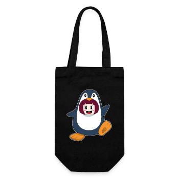 Costume de pingouin Girl - Sac à bouteille - noir - Devant