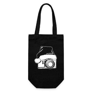 Caméra chapeau de Noël - Sac à bouteille - noir - Devant