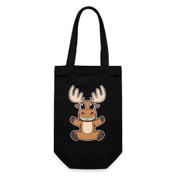Elk Deer - Gift Bag for Bottles - black - Front