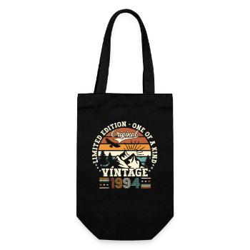 Vintage vintage 1994 28ème anniversaire cadeau homme - Sac à bouteille - noir - Devant