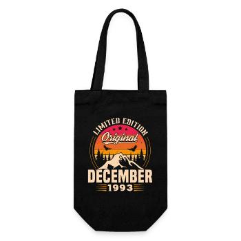 Cadeau D'anniversaire Nées En Décembre 1993 - Sac à bouteille - noir - Devant