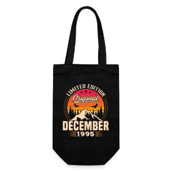 Cadeau D'anniversaire Nées En Décembre 1995 - Sac à bouteille - noir - Devant