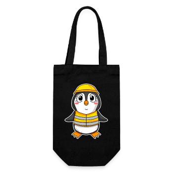 Penguin Kids Motif - Sac à bouteille - noir - Devant