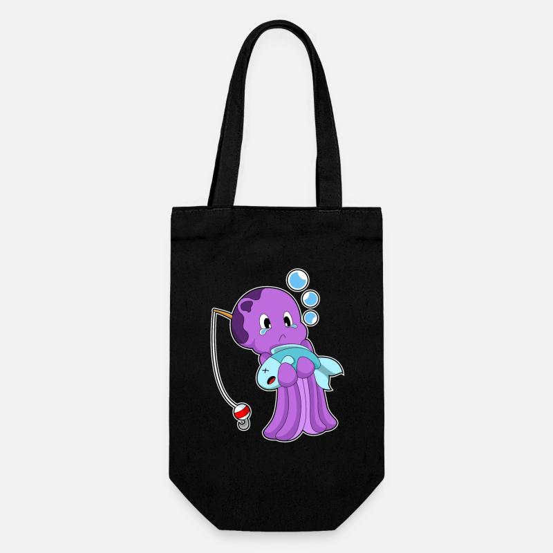 Pêche au poulpe Fish Hook - Sac à bouteille - noir