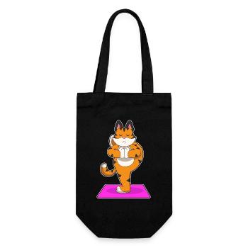 Tiger Yoga Fitness Meditation - Sac à bouteille - noir - Devant