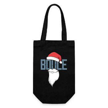 Boule Santa Tenue de pétanque pour Bouler pour boules - Sac à bouteille - noir - Devant