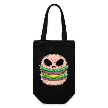 Burger Crâne - Sac à bouteille - noir - Devant