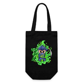 Garçon 7 ans 7ème anniversaire Garçon Ninja Green - Sac à bouteille - noir - Devant