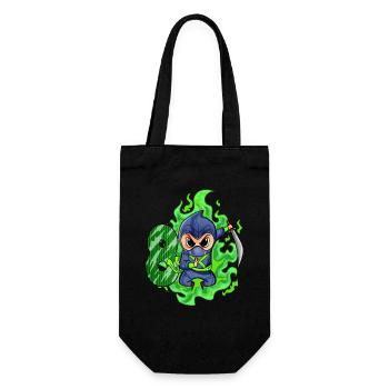 Garçon 8 ans 8ème anniversaire Garçon Ninja Green - Sac à bouteille - noir - Devant