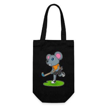 Souris Hockey sur gazon Stick - Sac à bouteille - noir - Devant