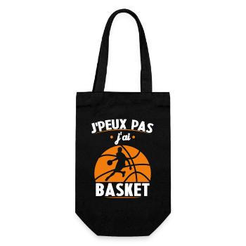 Je Peux Pas J ai Basket Cadeau Joueur De Basket - Sac à bouteille - noir - Devant