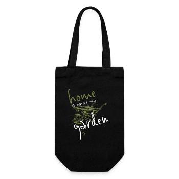 Gardener Garden - Gift Bag for Bottles - black - Front
