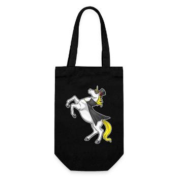 Unicorn Superhero Cloak - Gift Bag for Bottles - black - Front