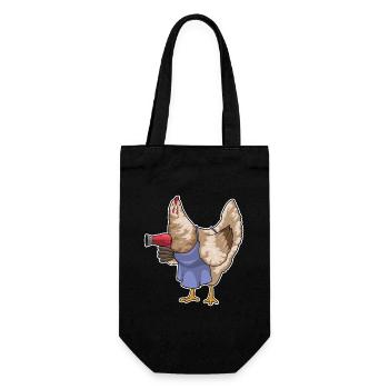 Coiffeur de poulet Sèche-cheveux - Sac à bouteille - noir - Devant