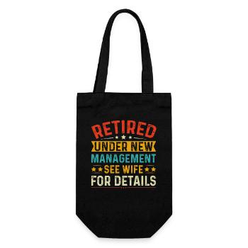 Retreat-Management für den Neuanfang - Geschenkbeutel für Flaschen - Schwarz - Vorne