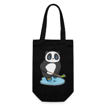 Panda Bâtons de hockey sur glace - Sac à bouteille - noir - Devant