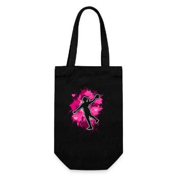 Handball Handball Player Women Handball - Gift Bag for Bottles - black - Front