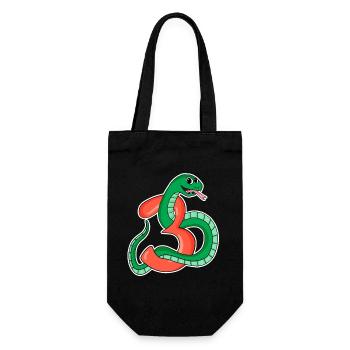 3 Jahre alt - 3. Geburtstag mit Tier Motiv - Geschenkbeutel für Flaschen - Schwarz - Vorne