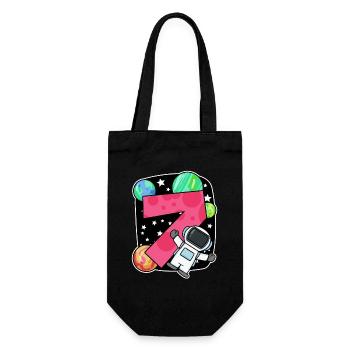7 ans Cadeau d’anniversaire de garçon - Sac à bouteille - noir - Devant