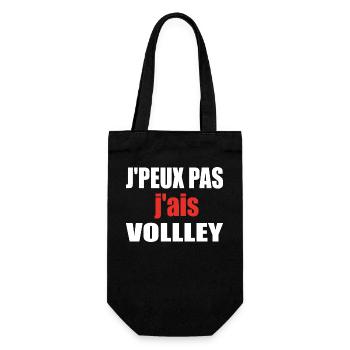 J’Peux Pas J’Ai Volley Volleyball Humour - Sac à bouteille - noir - Devant