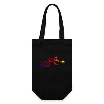 Catcher - Geschenkbeutel für Flaschen - Schwarz - Vorne