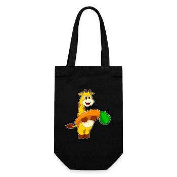 Giraffe Carrot - Gift Bag for Bottles - black - Front