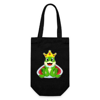 Couronne de grenouille - Sac à bouteille - noir - Devant