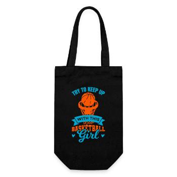 Basketball player - Gift Bag for Bottles - black - Front