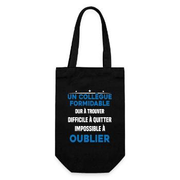 Collègue formidable dur à trouver Cadeau - Sac à bouteille - noir - Devant