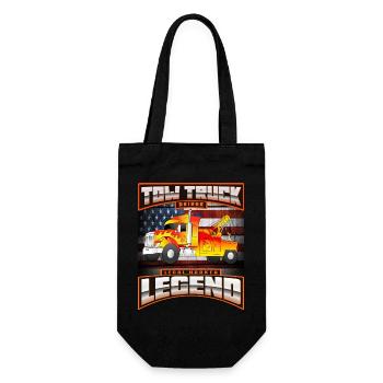 TOW TRUCK DRIVER USA - Geschenkbeutel für Flaschen - Schwarz - Vorne