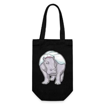 Mariage Hippo Bride - Sac à bouteille - noir - Devant